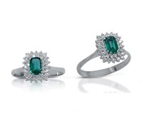 Anello Gianni Carità Donna in Oro Smeraldo FA2771/OBS/9